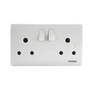 TRONIC15A SWITCH SOCKET TWIN TR5215