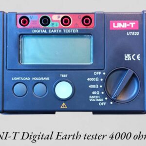 Digital earth tester 400ohms